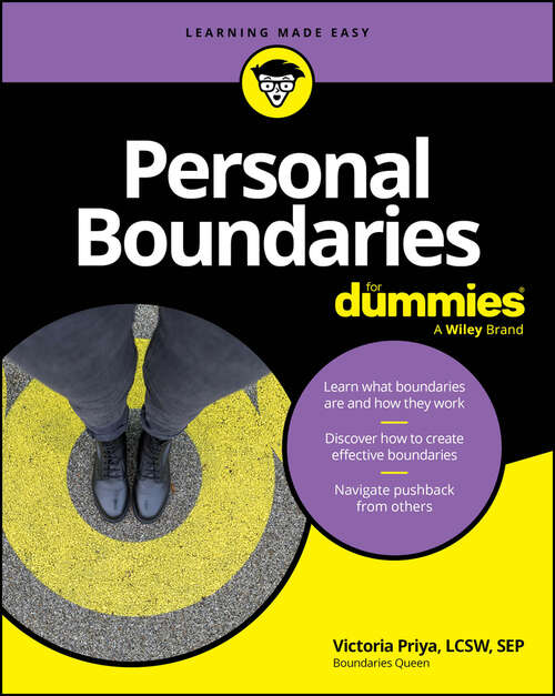 Book cover of Personal Boundaries For Dummies