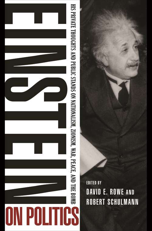 Book cover of Einstein on Politics