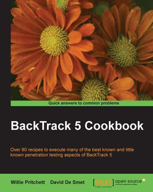 Book cover of BackTrack 5 Cookbook