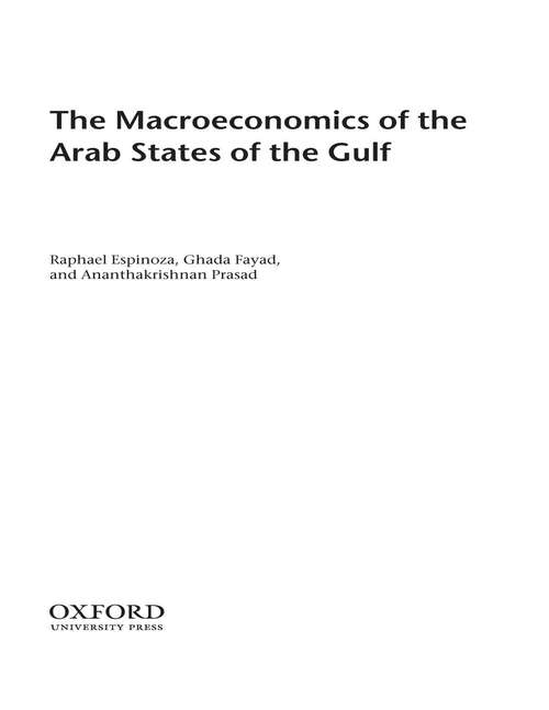 Book cover of The Macroeconomics of the Arab States of the Gulf