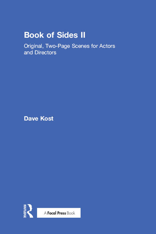 Book cover of Book of Sides II: Original, Two-Page Scenes for Actors and Directors