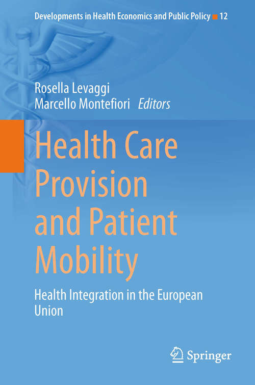 Book cover of Health Care Provision and Patient Mobility