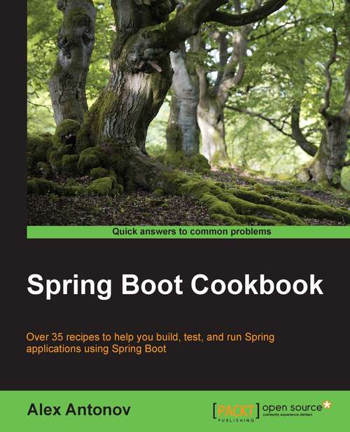 Book cover of Spring Boot Cookbook