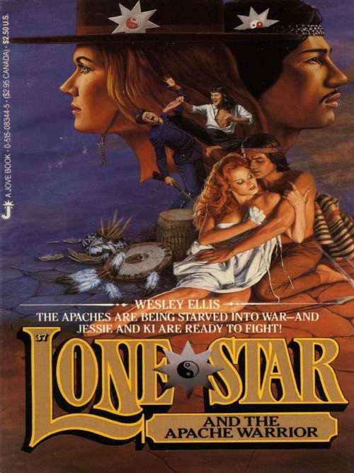 Book cover of Lone Star and the Apache Warrior (Lone Star #37)