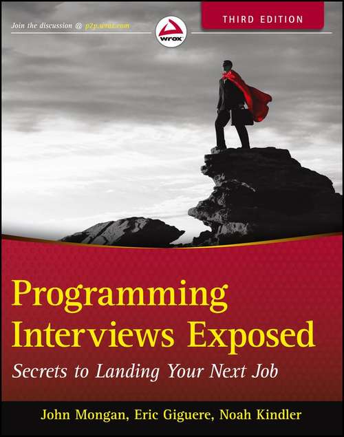 Book cover of Programming Interviews Exposed