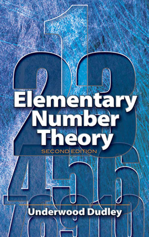 Book cover of Elementary Number Theory: Second Edition