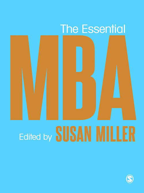 Book cover of The Essential MBA