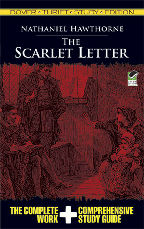 Book cover of The Scarlet Letter Thrift Study Edition