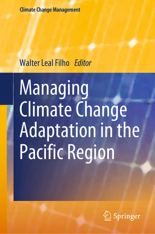 Managing Climate Change Adaptation in the Pacific Region