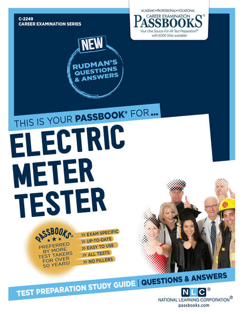 Book cover of Electric Meter Tester: Passbooks Study Guide (Career Examination Series)