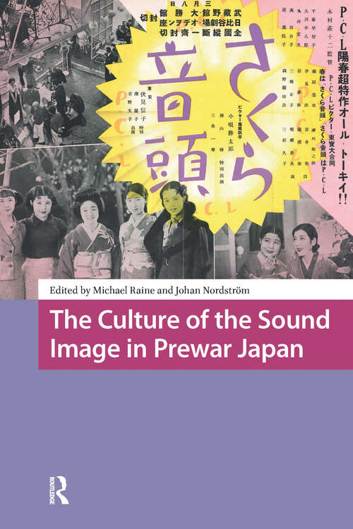 Book cover of The Culture of the Sound Image in Prewar Japan (1)