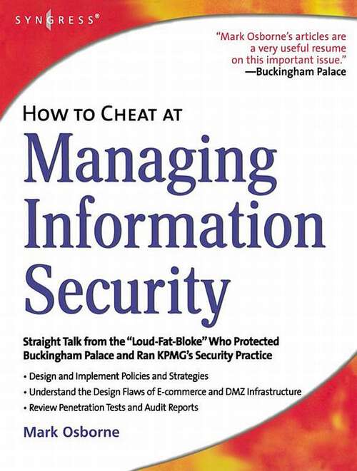 Book cover of How to Cheat at Managing Information Security (How to Cheat)