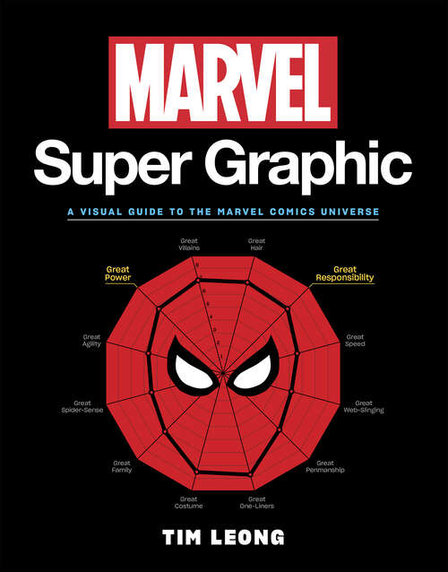 Book cover of Marvel Super Graphic: A Visual Guide to the Marvel Comics Universe (Marvel)