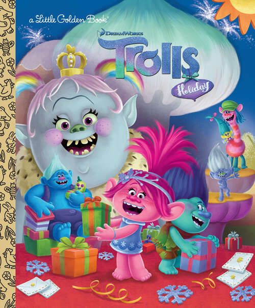 Book cover of DreamWorks Trolls Holiday LGB (Little Golden Book)