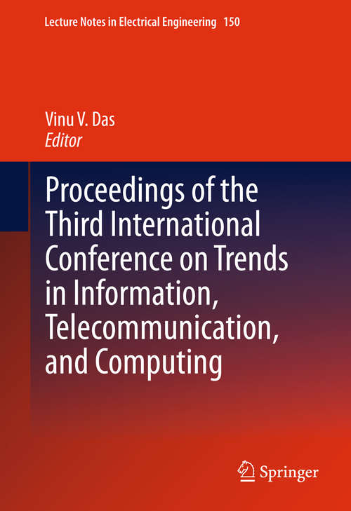 Book cover of Proceedings of the Third International Conference on Trends in Information, Telecommunication and Computing