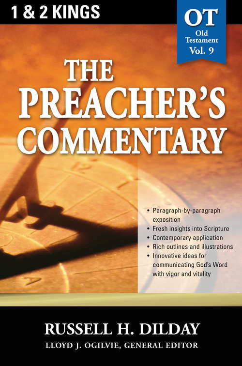 Book cover of 1,2 Kings (The Preacher's Commentary)
