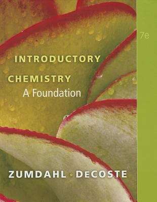 Book cover of Introductory Chemistry: A Foundation