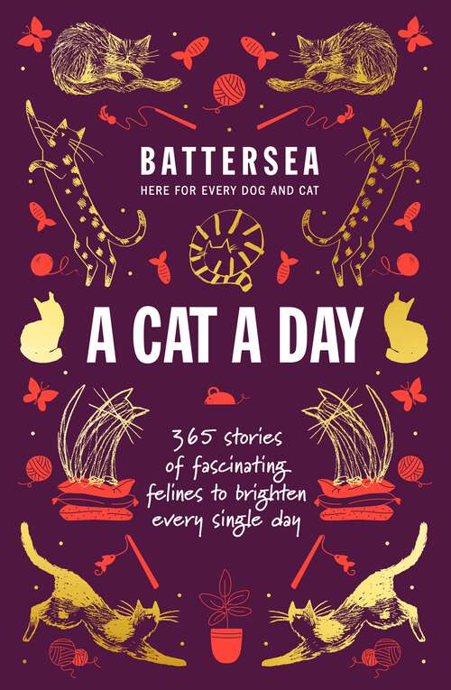 Book cover of Battersea Dogs and Cats Home - A Cat a Day: 365 stories of fascinating felines to brighten every day
