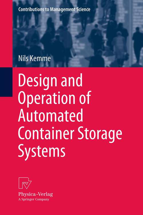 Book cover of Design and Operation of Automated Container Storage Systems