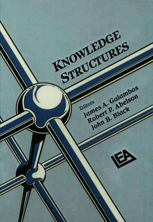 Book cover of Knowledge Structures: An Inquiry Into Human Knowledge Structures (Artificial Intelligence Ser.)