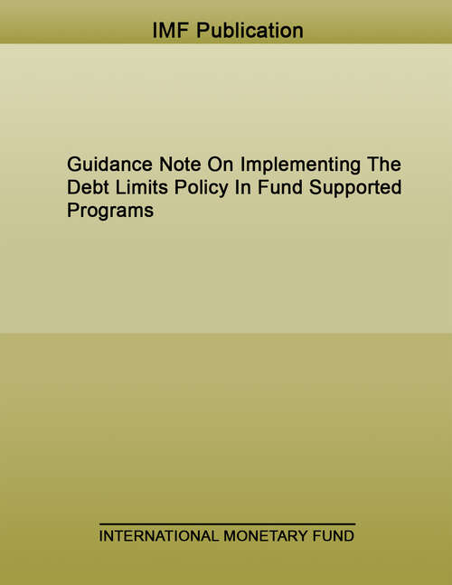 Book cover of IMF: Recent Economic Developments (Policy Papers: Imf Staff No. 97/107)