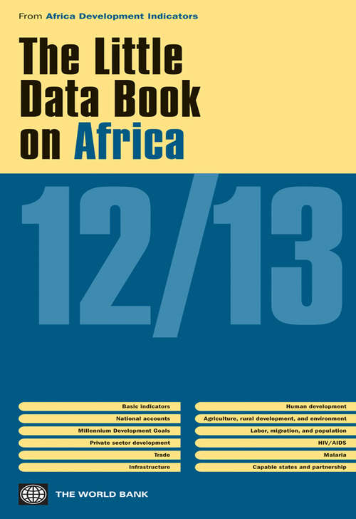Book cover of The Little Data Book on Africa 2012/2013