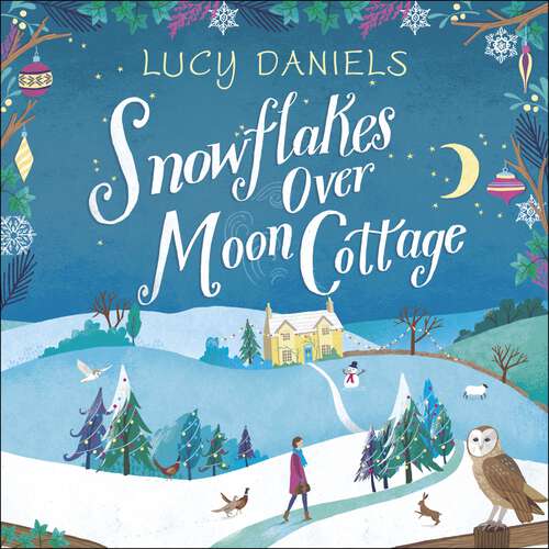 Book cover of Snowflakes over Moon Cottage: Hope Meadows, Book 4 (Animal Ark Revisited #4)