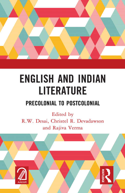 Book cover of English and Indian Literature: Precolonial to Postcolonial (1)