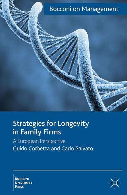 Book cover of Strategies for Longevity in Family Firms
