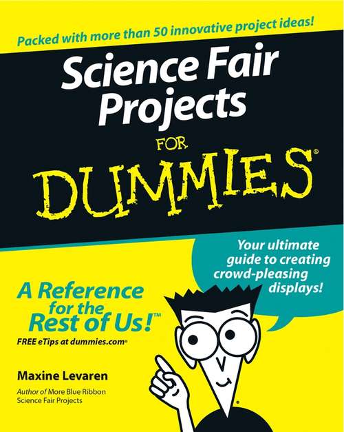 Book cover of Science Fair Projects For Dummies