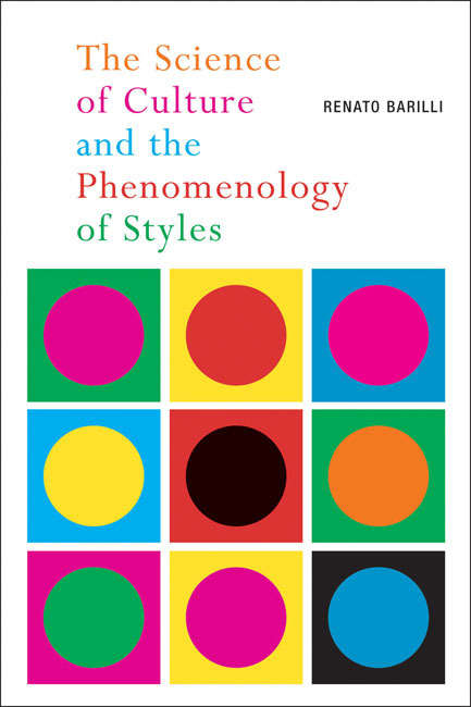 Book cover of The Science of Culture and the Phenomenology of Styles
