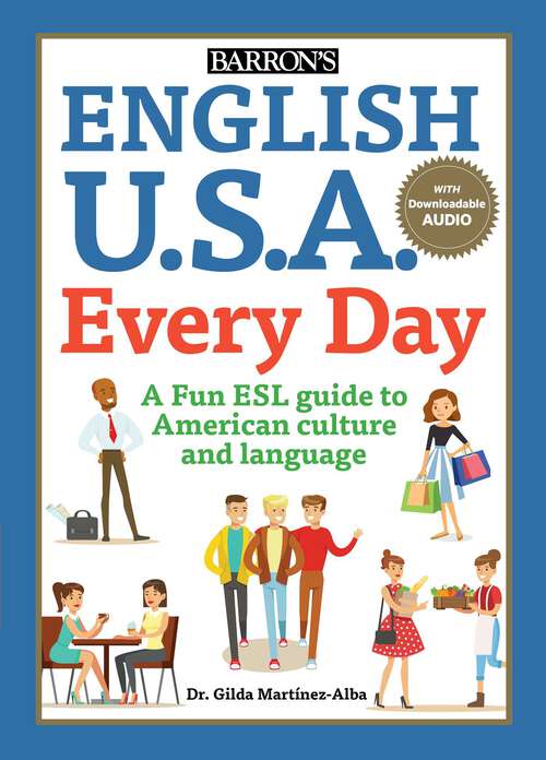 Book cover of English U.S.A. Every Day With Audio (Barron's Foreign Language Guides)