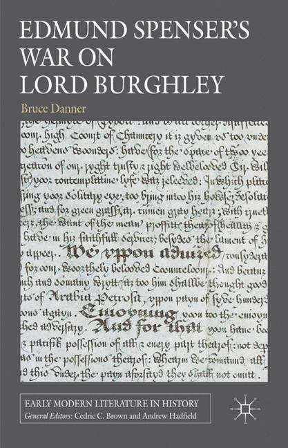 Book cover of Edmund Spenser�s War on Lord Burghley