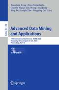 Advanced Data Mining and Applications: 19th International Conference, ADMA 2023, Shenyang, China, August 21–23, 2023, Proceedings, Part III (Lecture Notes in Computer Science #14178)
