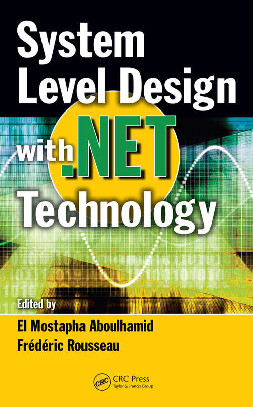 Book cover of System Level Design with .Net Technology