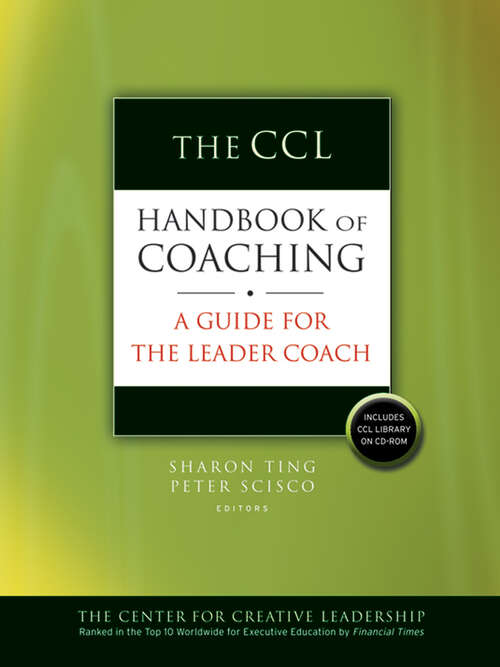 Book cover of The CCL Handbook of Coaching