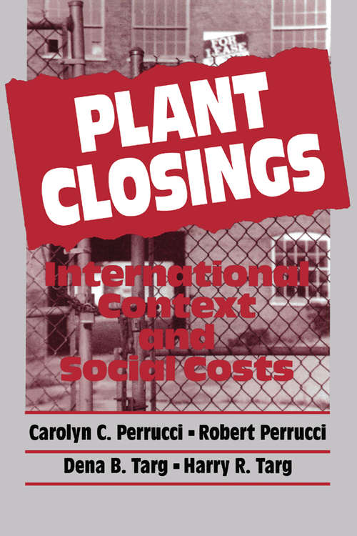 Plant Closings: International Context and Social Costs