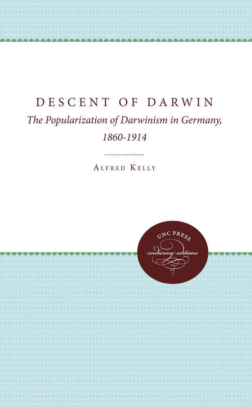 Book cover of The Descent of Darwin