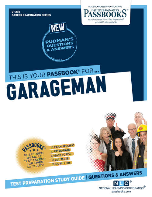 Book cover of Garageman: Passbooks Study Guide (Career Examination Series)