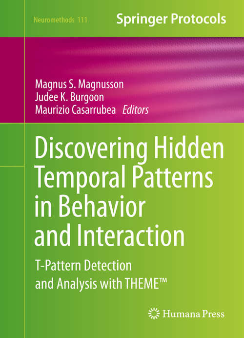 Book cover of Discovering Hidden Temporal Patterns in Behavior and Interaction