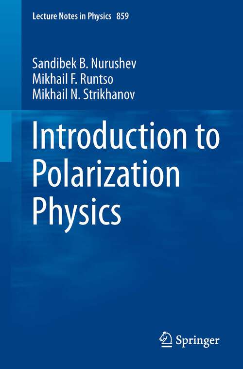 Book cover of Introduction to Polarization Physics