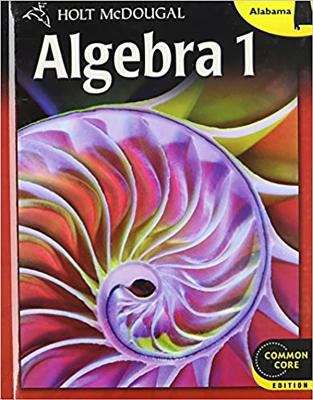 Book cover of Holt McDougal Algebra 1