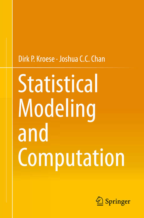 Statistical Modeling and Computation