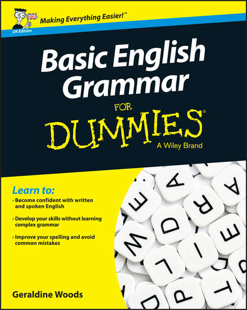 Book cover of Basic English Grammar For Dummies (UK Edition)