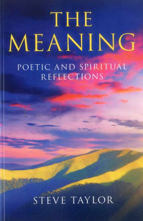 Book cover of Meaning