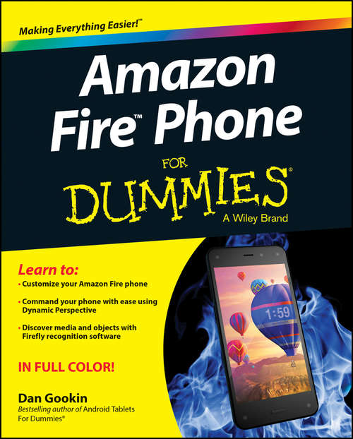 Book cover of Amazon Fire Phone For Dummies