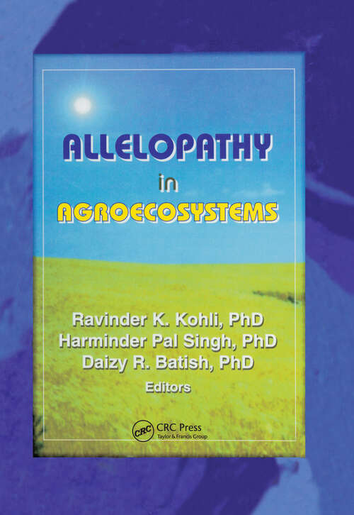 Book cover of Allelopathy in Agroecosystems