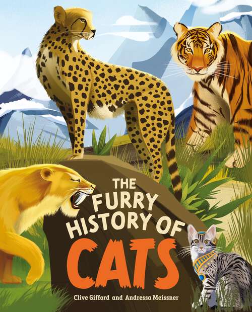 Book cover of The Furry History of Cats (History of... #2)