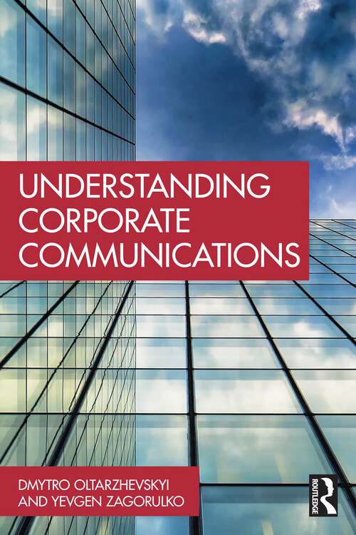 Book cover of Understanding Corporate Communications (1)