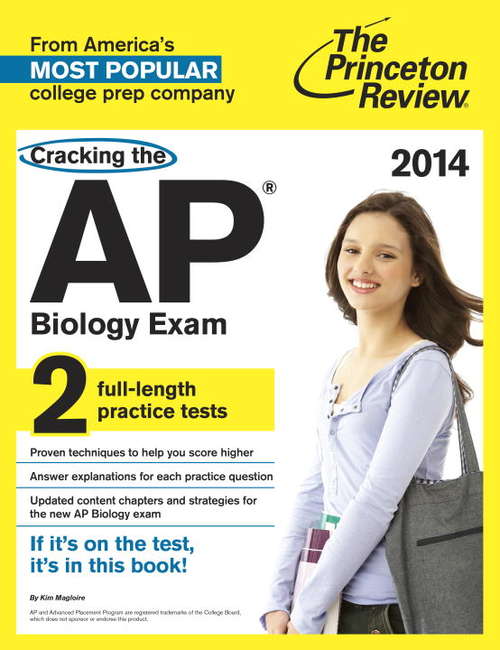 Book cover of Cracking the AP Biology Exam, 2013 Edition (Revised)
